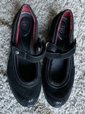 Ariat Black Mary Jane Flats